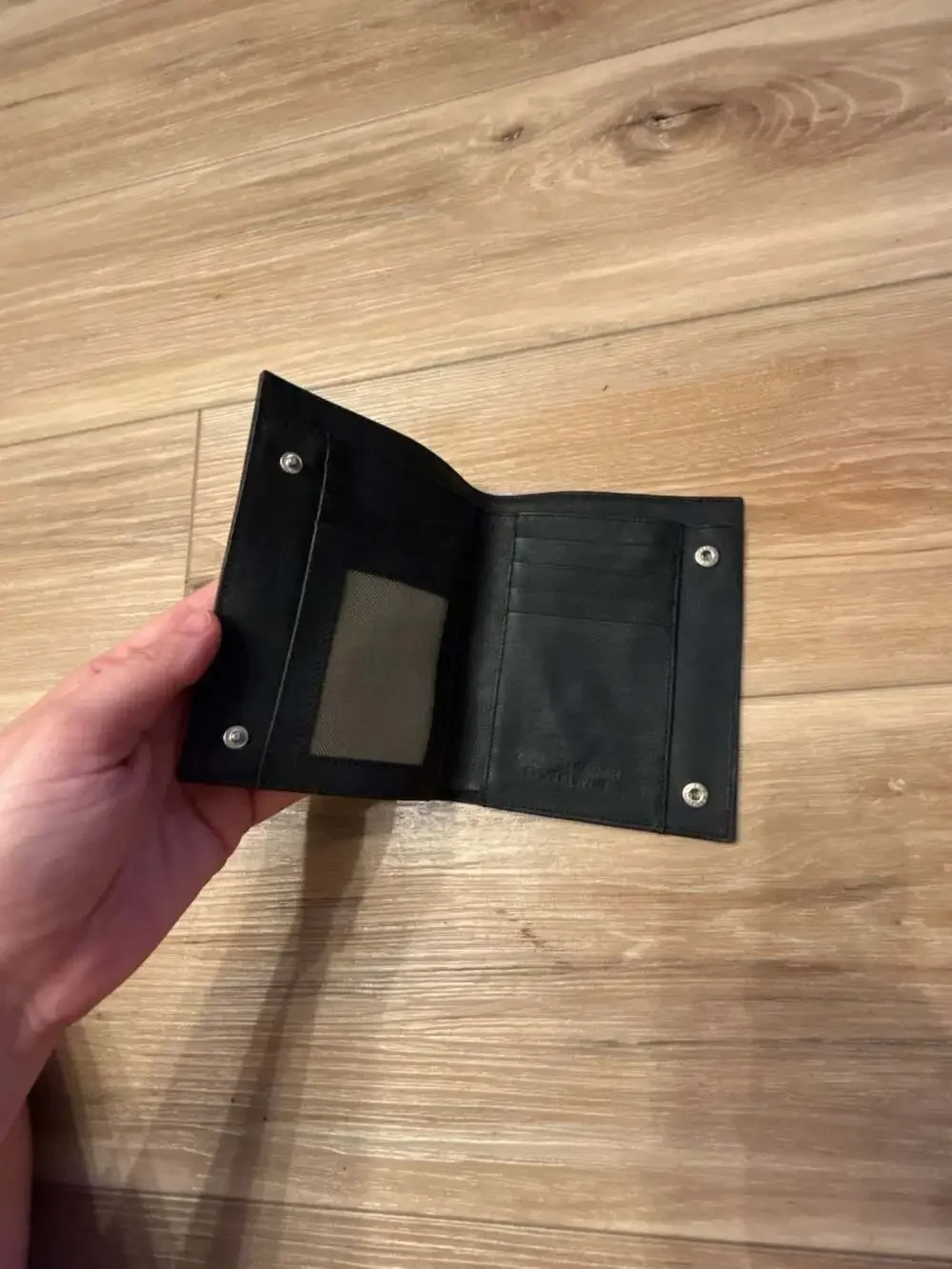 Lupo Barcelona Genuine Leather Bi-Fold Wallet Made in Spain